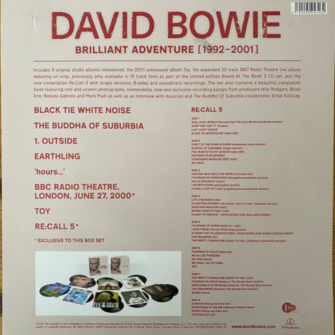 David Bowie – Brilliant Adventure [1992-2001] (18LP BOX